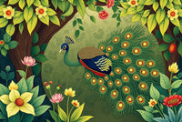 Ornamental Plumage: An Art Nouveau Garden