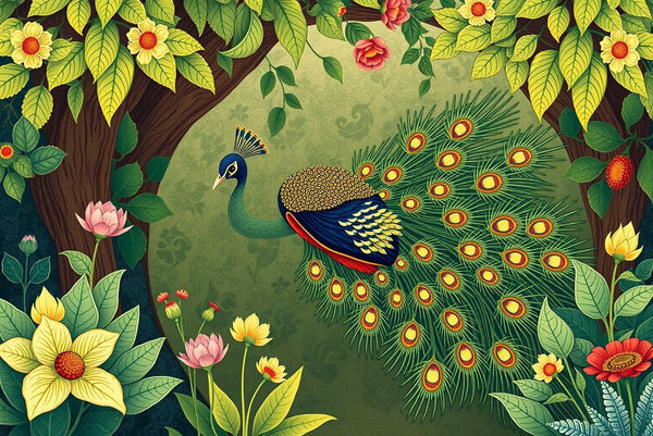 Ornamental Plumage: An Art Nouveau Garden