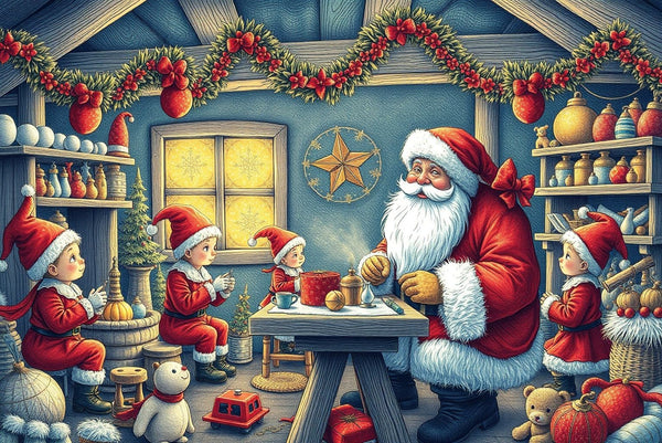 Christmas Workshop: A Pointillist Holiday