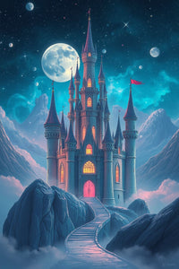 Ethereal Fortress: A Cosmic Dream