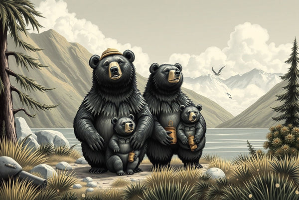 Italian Adventure: A Bear Family's Getaway