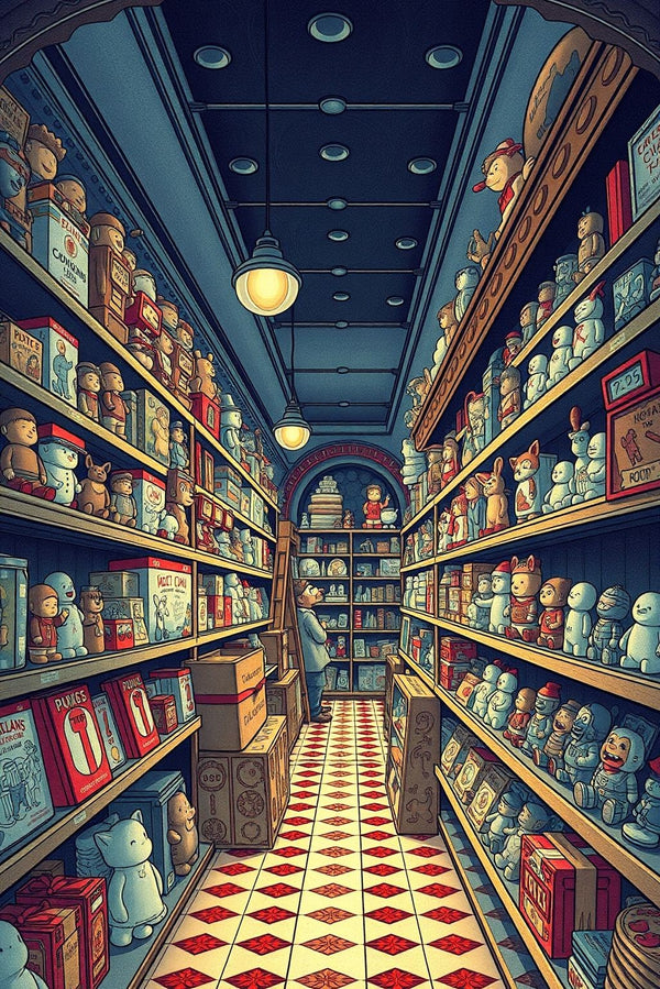 Treasures & Curiosities: A Vintage Toy Store Dream