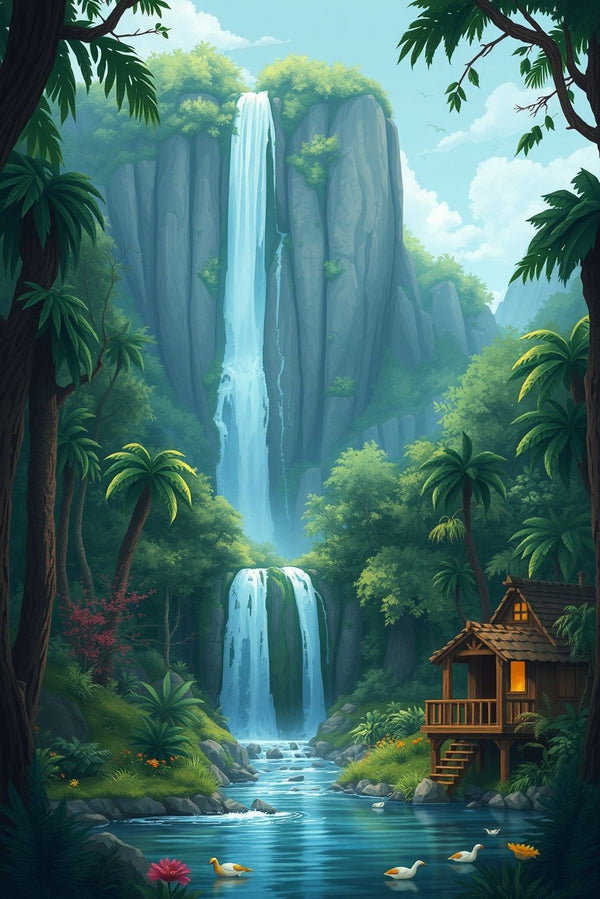 Cascading Dreams Jigsaw Puzzle