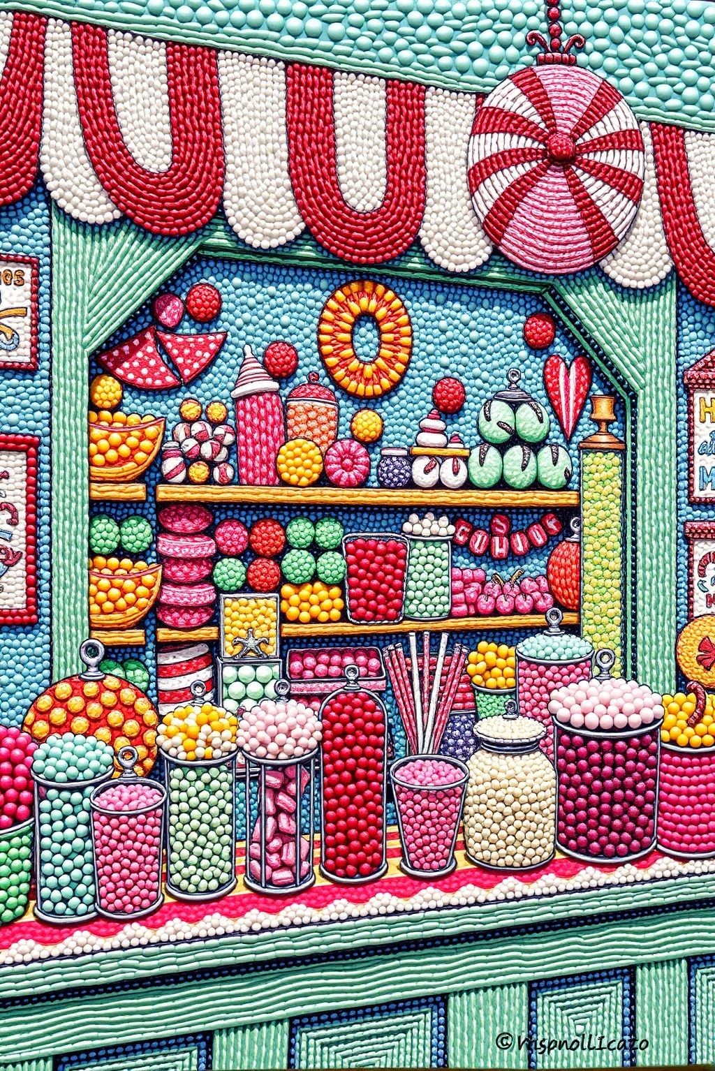 Sweet Dreams: A Pointillist Journey