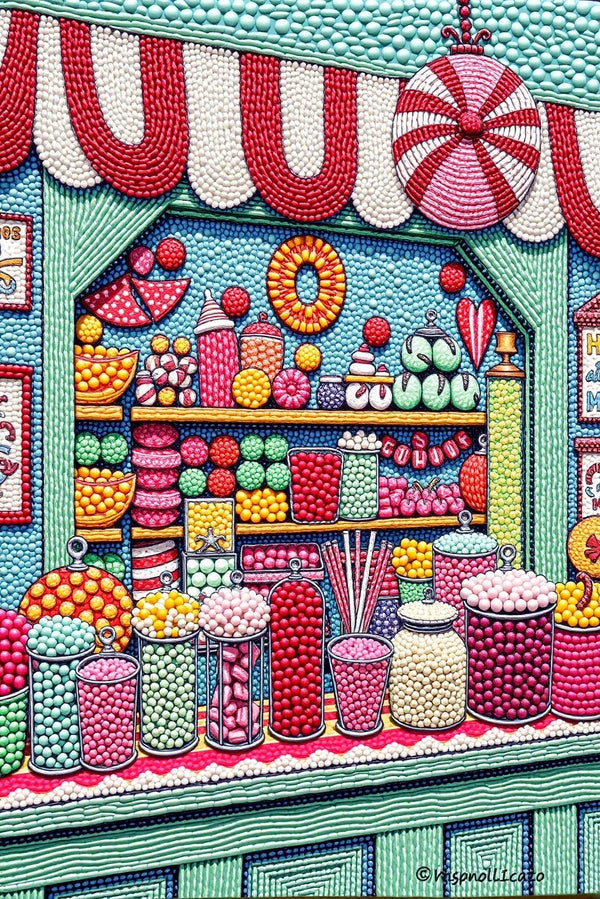 Sweet Dreams: A Pointillist Journey
