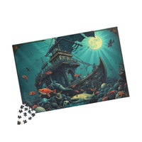 Enchanted Depths: Art Nouveau Shipwreck