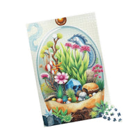 Lush Garden in a Glass: Watercolor Terrarium Puzzle