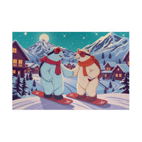Alpine Adventure: Polar Bears on the Slopes