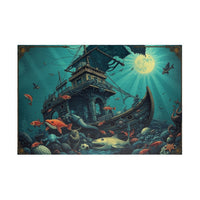 Enchanted Depths: Art Nouveau Shipwreck