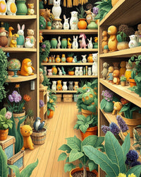 Botanical Toy Treasures Puzzle