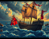 Cannon Fire & Dotted Seas: A Pirate Battle Puzzle