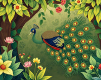 Ornamental Plumage: An Art Nouveau Garden