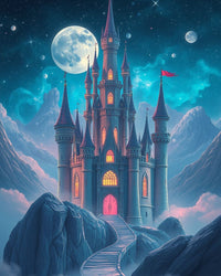 Ethereal Fortress: A Cosmic Dream