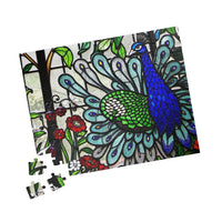 Radiant Plumage: Stained Glass Puzzle