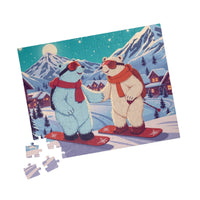 Alpine Adventure: Polar Bears on the Slopes