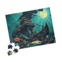 Enchanted Depths: Art Nouveau Shipwreck