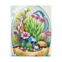 Lush Garden in a Glass: Watercolor Terrarium Puzzle