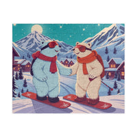 Alpine Adventure: Polar Bears on the Slopes