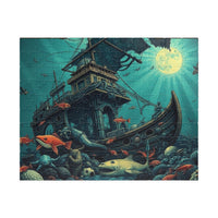 Enchanted Depths: Art Nouveau Shipwreck