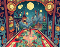 Pinball Universe: An Art Nouveau Journey