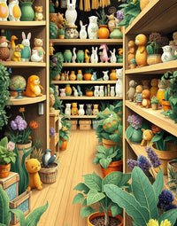 Botanical Toy Treasures Puzzle