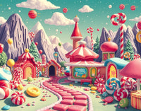 Sweet Escape: A Vintage Candy Paradise Puzzle