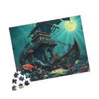Enchanted Depths: Art Nouveau Shipwreck