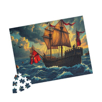Cannon Fire & Dotted Seas: A Pirate Battle Puzzle