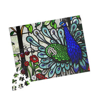 Radiant Plumage: Stained Glass Puzzle