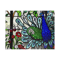 Radiant Plumage: Stained Glass Puzzle