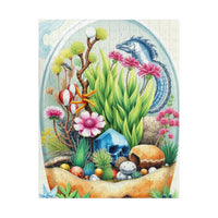 Lush Garden in a Glass: Watercolor Terrarium Puzzle