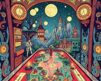 Pinball Universe: An Art Nouveau Journey