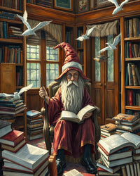 Enchanted Library in Dots