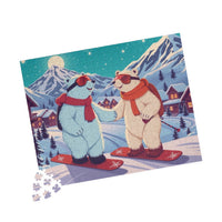 Alpine Adventure: Polar Bears on the Slopes