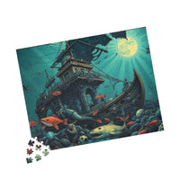Enchanted Depths: Art Nouveau Shipwreck