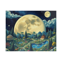 Lunar Zoo: A Cosmic Pointillist Adventure
