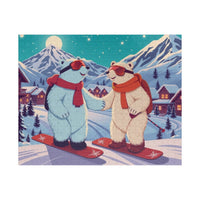 Alpine Adventure: Polar Bears on the Slopes